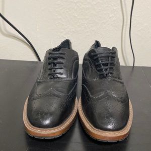 Perry Ellis Portfolio Men’s Size 9 Alfred Dress Shoes Oxford Wing Tip Black